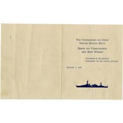 FDR 1941 Souvenir of the Atlantic Conference