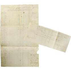 Lot of Two War of 1812 Military Documents