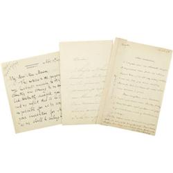 Interesting Lot of Old French Correspondence