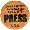 Image 1 : Jimmy Carter's South Bend Visit Press Button