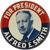 Image 1 : Large 1928 Al Smith Presidential Campaign Disk