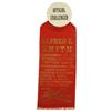 Image 1 : Rare 1928 Al Smith Presidential Campaign Ribbon