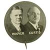 Image 1 : Hoover & Curtis Jugate Presidential Button
