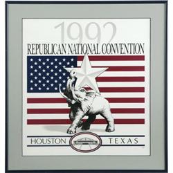 Framed Poster 1992 Republican Ntnl Convention