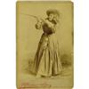Image 1 : Sharp Shooting Cowgirl Cabinet Card