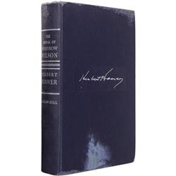 Herbert Hoover, Ordeal of Woodrow Wilson, Signed