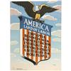 Image 1 : 1949 "America Land of Labor" Poster
