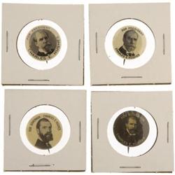 Lot of Four Different Charles E. Hughes Pins