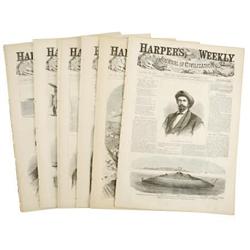 Original Civil War Issues of Harper's Weekly