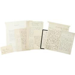 Large Lot of Miscellaneous Author’s Signatures