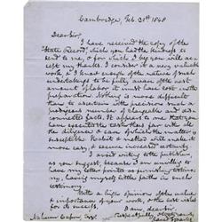 Jared Sparks Autograph Letter Signed