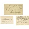Image 1 : Lot of Three Supreme Court Justice Signatures