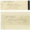 Image 1 : Lot of Two Herbert Hoover Signatures