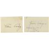 Image 1 : President & Mrs Calvin Coolidge Signatures