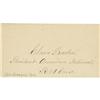Image 1 : Clara Barton Business Card Signed