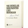 Image 2 : Lawrence Block: Signed 1st Burglar Who Painted