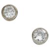 Image 1 : Diamond, Gold Stud Earrings