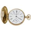 Image 1 : Plymouth Watch Co Gold Hunting Case Pocket Watch