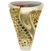 Image 2 : Gentleman's Agate, Gold Ring