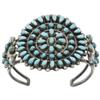 Image 2 : Southwest Turquoise, Silver Bracelet, Zuni