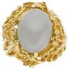 Image 1 : Jade, Gold Ring
