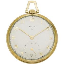 Elgin Gold-Filled Openface Pocket Watch