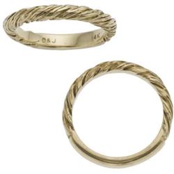 Stackable 14k Gold Bands