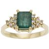 Image 1 : Emerald, Diamond, Gold Ring