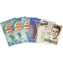 1949-62 Vintage Basketball Publications Lot of 6