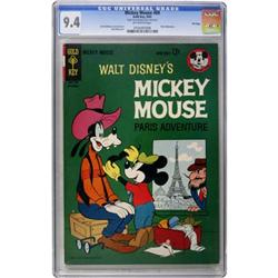 Mickey Mouse #89 (Gold Key, 1963) CGC NM 9.4