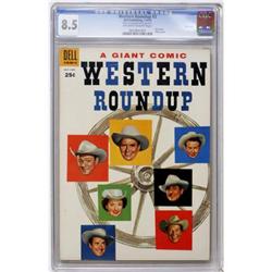 Dell Giant Comics Western Roundup #3 File Copy