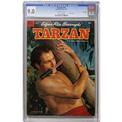 Tarzan #54 (Dell, 1954) CGC VF/NM 9.0 Off-white