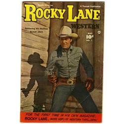 Rocky Lane Western #1 (Fawcett, 1949) Condition: