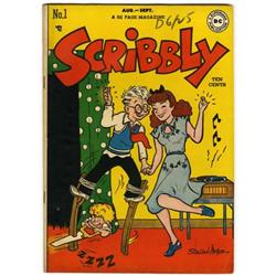 Scribbly #1 (DC, 1948) Condition: VG/FN.