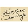 Image 1 : John Wayne Autograph