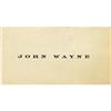 Image 2 : John Wayne Autograph