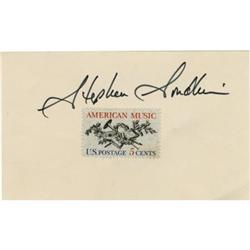 Stephen Sondheim Autograph