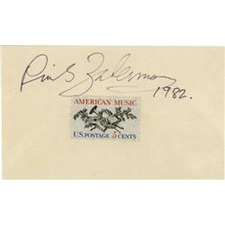 Pinchas Zukerman Autograph