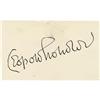 Image 1 : Leopold Stokowski Autograph