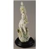 Image 1 : CHINESE CARVED JADE/HARDSTONE FIGURE OF GUANYIN