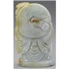 Image 2 : CHINESE CARVED JADE/HARDSTONE FIGURE OF A BUDDAI