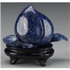 Image 1 : CHINESE CARVED LAPIS LAZULI PEACH