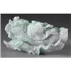 Image 2 : CHINESE CARVED JADE/HARDSTONE LEAFY CABBAGE