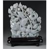 Image 1 : CHINESE CARVED JADE HARDSTONE OPENWORK GROUP