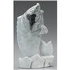 Image 2 : CHINESE CARVED JADE/HARDSTONE FIGURE OF A CARP