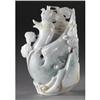 Image 1 : CHINESE CARVED JADE/HARDSTONE GROUP OF DUCK