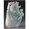 Image 2 : CHINESE CARVED JADE/HARDSTONE GROUP OF DUCK