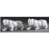 Image 1 : PAIR OF CHINESE CARVED JADE/HARDSTONE LIONS