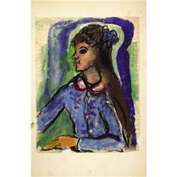 Josephine Mahaffey Watercolor on rice paper