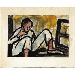 Josephine Mahaffey Watercolor and graphite